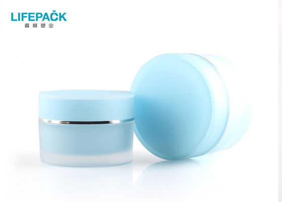 Thick Wall 0.7oz Cosmetic Acrylic Jar Double Layer For Facial Serum