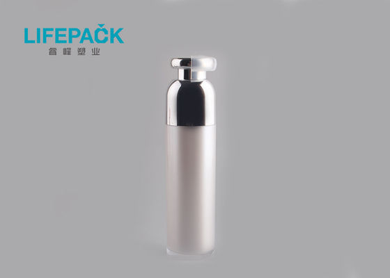 Korean Style Slim Neck Acrylic Lotion Bottles With Pressing Pump Button