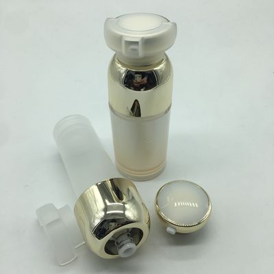 Luxury Cosmetic Packaging Airless Bottle With Pump 15ml 30ml 50ml 100ml