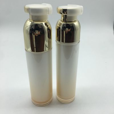Luxury Cosmetic Packaging Airless Bottle With Pump 15ml 30ml 50ml 100ml