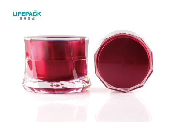 Акриловый опарник 50г двойного слоя пустой Креам с причудливой юбкой сформировал стиль